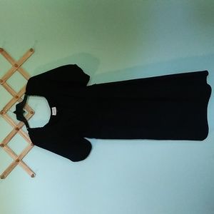 Universal Thread Black Puff Short Sleeve Dress